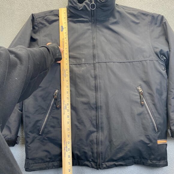 Weatherproof Black Zip-Front Fleece-Lined Soft Shell Jacket w/Hood Men's  M - Picture 5 of 16